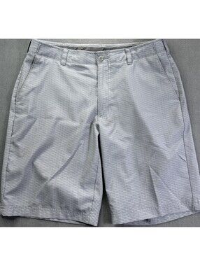 Ben Hogan Golf Shorts Mens  34 Active Performance Wear Blue Gray Preppy